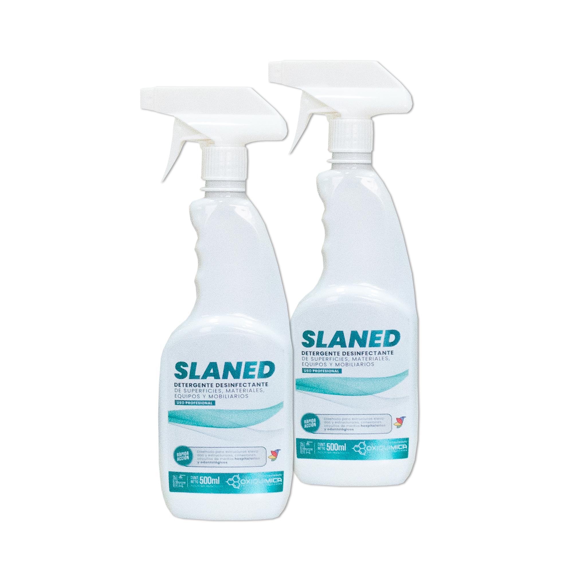 SLANED-producto-Oxiquimica-paraguay "SLANED, solución hospitalaria de acción inmediata con efecto bactericida, virucida, fungicida y esporicida"